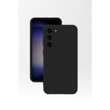 Siyah Samsung Galaxy S23 Plus ile Uyumlu Kılıf Silikon Rubber Telefon Kılıfı ve Kabı Darbe Emici, İnce ve Yumuşak Dokulu, Kaymaz Tasarım
