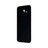 Siyah Samsung Galaxy S9 ile Uyumlu Kılıf Silikon Rubber Telefon Kılıfı ve Kabı Darbe Emici, İnce ve Yumuşak Dokulu, Kaymaz Tasarım