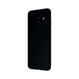Siyah Samsung Galaxy S9 Plus ile Uyumlu Kılıf Silikon Rubber Telefon Kılıfı ve Kabı Darbe Emici, İnce ve Yumuşak Dokulu, Kaymaz Tasarım