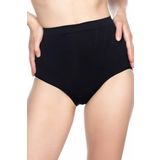 Siyah Seamless Dikişsiz Toparlayıcı Lohusa Slip Külot Korse, M, SL2016MI-869SL00019517