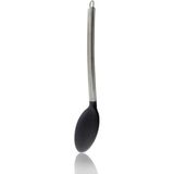 Siyah Silikon Kaşık, Metal Sap, 34 Cm, Dayanıklı ve Şık Mutfak Gereci - Seçenek 1