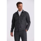 Siyah Slim Fit Bebe Yaka Cepli Spor Takım Elbise