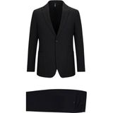 Siyah Slim Fit Mono Yaka Takım Elbise - 50