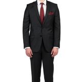 Siyah Slim Fit Mono Yaka Takım Elbise