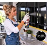 Siyah Sprey Boya Ral 9005(Parlak) Akrilik Börfh 400 Ml (6022694)