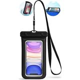 Siyah Su Geçirmez Telefon Kılıfı, Balonlu ve Sualtı Kullanımı Için Koruyucu - 0 - 3 Yaş - Açık Gri