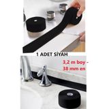 Siyah Su Sızdırmaz Geçirmez Bant Lavabo Küvet Duş Kenar Bandı