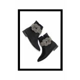 Siyah Süet Kadın Bot & Bootie K02666301302