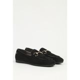 Siyah Süet Kadın Loafer PC-55228 - Siyah Suet