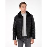 Siyah Suni Deri Mont 50300555-001