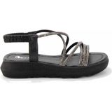 Siyah Taşlı Kadın Sandalet K05567070009