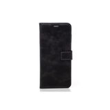 Siyah Tecno Spark 10 Pro Hakiki Deri Cüzdan Kılıf Kapaklı, Mıknatıslı, Kartlık Bölmeli, Manyetik Kapama, Stand Özellikli, Şık ve Koruyucu