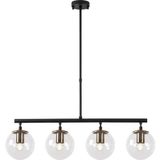 Siyah Tel Avize Sarkıt Lamba Endüstriyel Metal Pendant Light Yemek Masası Salon Mutfak ve Yatak O - Çok Renkli