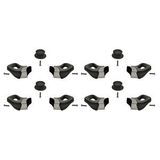 Siyah Tencere Tava Yan Kulplari Ve Cam Kapak Kulp Seti (4 Set)