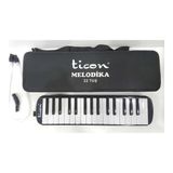 Siyah Ticon 32 Tuşlu Melodika Çantalı, Müzik Tutkunları İçin Kullanışlı ve Şık