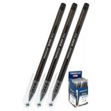 Siyah Tükenmez Kalem 1.0mm 3 Adet Pensan Büro Tipi Ballpoint Büro Plastik Kapaklı Tükenmez Kalem