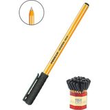 Siyah Tükenmez Kalem 1010 1.0mm 1 Adet Pensan Büro Ofispen Büro Plastik Kapaklı Tükenmez Kalem - 1.00mm - Standart