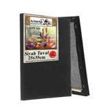Siyah Tuval 25X35 Cm 1 Adet Astarlı Kare Tuval Resim Tuvali Siyah 25*35 Cm Tual Akrilik Yağlı Boya İçin İdeal