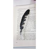 Siyah Tüy Şeklinde Kitap Ayracı, Dekoratif Tasarım - Option-1