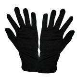 Siyah Ünisex Garson Eldiveni Gösteri Eldiveni Polyester Eldiven