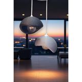 Siyah ve Gri Dekoratif 2 Li Sarkıt Avize Bohem Beton Görünüm Rustik E27 Modern Avize (Ampul Hediye) themreast-3DAVIZEVOLSERI38976610