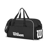 Siyah Wilson Spor Çantası 40 Litre Tekstil Malzeme ile Şık Görünüm ve Özel Ayakkabı Bölmesi
