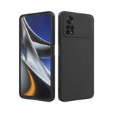 Siyah Xiaomi Poco M4 Pro ile Uyumlu Kılıf Silikon Rubber Telefon Kılıfı ve Kabı Darbe Emici, İnce ve Yumuşak Dokulu, Kaymaz Tasarım