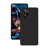 Siyah Xiaomi Poco X5 Pro 5G ile Uyumlu Kılıf Silikon Rubber Telefon Kılıfı ve Kabı Darbe Emici, İnce ve Yumuşak Dokulu, Kaymaz Tasarım
