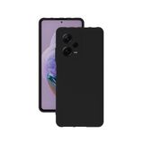 Siyah Xiaomi Redmi Note 12 Pro Plus 5G ile Uyumlu Kılıf Silikon Rubber Telefon Kılıfı ve Kabı Darbe Emici, İnce ve Yumuşak Dokulu, Kaymaz Tasarım