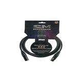 Siyah Xlr Neutrık Uçlu Mikrofon Kablosu, 3 Metre