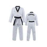 Siyah Yaka Taekwondo Elbisesi Dobok Tekvando Elbisesi Beyaz