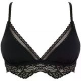 Siyah Yakaları Dantelli Mıcro Bralet Ds200475br