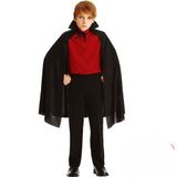 Sİyah Yakalı Pelerin - Vampir Pelerin - Dracula Pelerin 90 cm (4604)