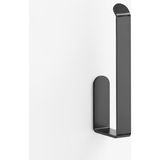 Siyah Yapışkanlı Solo Peçetelik ve Havluluk – Paslanmaz Metal Lüks Tasarım Kağıt Havlu Ask