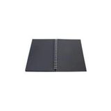 Siyah Yapraklı Defter 17x24 40 Yaprak