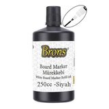 Siyah Yazı Tahta Kalem Mürekkebi 250ml 1 Adet Brons Tahta Kalemi Mürekkebi Kolay Silinebilir 250gr Okul Sınıf Öğrenci