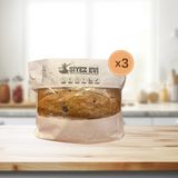 Siyez Evi Zeytinli Artizan Ekşi Mayalı 3 Ekmek 3x900gr (Zeytinli) - 900 gr