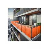 Size Ne Lazım 50Cm X 3M Turuncu Pvc Su Geçirmez Balkon Demiri Korkuluk Çit Branda
