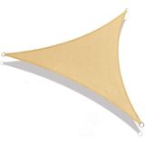 Size Ne Lazım Su Geçirmez Üçgen Gölgelik 300 D Oxford Kumaş 190 Gram Bej Renkli Bahçe Mobilyası