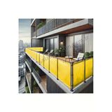 Sizenelazım 150Cm X 1M Sarı Pvc Su Geçirmez Balkon Demiri Korkuluk Çit Branda
