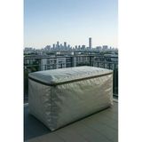 Sizenelazım Fermuarlı Gri Su Geçirmez Bahçe Mobilyası Ve Balkon Eşya Koruma Brandası 300Cm X 300Cm