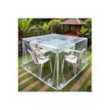 Sizenelazım Şeffaf Su Geçirmez Bahçe Mobilyası Koruma Örtüsü (3M X 3M X 1.5M)