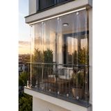 sizenelazım Şeffaf Su Geçirmez Balkon Perdesi 0.40 mm PVC – Kornişli Şeffaf Branda – Kamelya, Teras ve Kış Bahçesi Kornişli