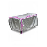 sizenelazım Su Güneş Geçirmez Miflonlu Altı Lastikli Premium Bahçe Mobilyası Koruma Örtüsü 140cm x160cm x 95cm, miflonlukoruma140x160m