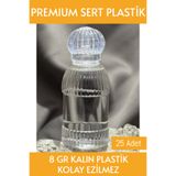 Sizeuyduk 25 Adet 50 ml Paris24 Dezenfektan Kolonya Parfüm Hediyelik Nikah Nişan Düğün Için Boş Plastik Şişe
