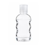 Sizeuyduk 50 Adet 50 ml Tırtıklı Boş Flip Top Kapaklı Kolonya - Dezenfektan Şişesi