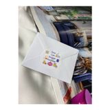 Sizin Için Sevgiyle Hazırlandı Mum Etiketleri Yuvarlak Mat Stıcker 4 Cm (100 Adet)