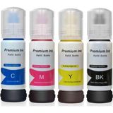 Sizin Sepetiniz Ecotank L1210 103 Uyumlu 4 Renk 70 ml Mürekkep Seti