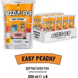 Sizzle-Pop Easy Peachy Şeftali Soğuk Çay 200 ml x 8 Adet
