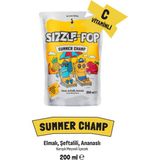 Sızzle-Pop Summer Champ Şeftali Elma Ananas Meyve Suyu 200 ml
